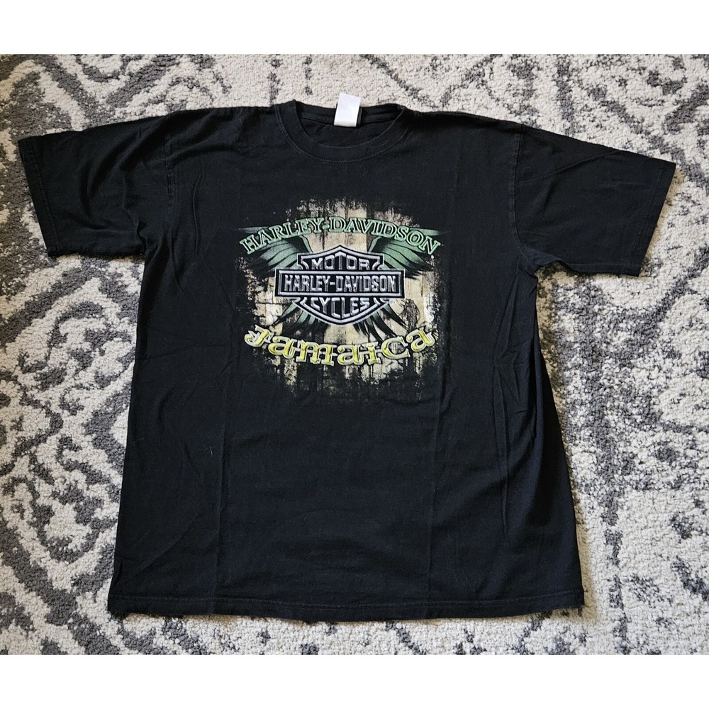 Harley Davidson Jamaica Pirate Graphic T-Shirt XL